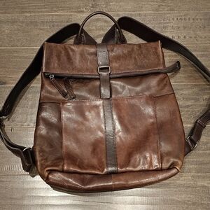 Gianni Conti Genuine Leather Backpack